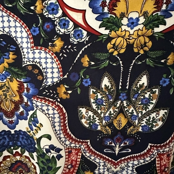 La Ropas  kimono jacket floral multi color open front SZ 1X - Picture 4 of 6